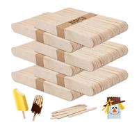 300 Pezzi Bastoncini Legno per Lavoretti, 15x1,8cm Bastoncini Gelato Legno