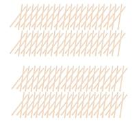 300 Pezzi Bastoncini per Caffè in Legno, Lisci e Sottili | Design Dritto Estremità Arrotondata, per Tazze Strette e Bevande Calde, Finitura Lucida senza Schegge