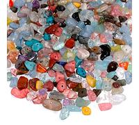 300 Pezzi Chip Irregolari Perline di Pietra Irregolare Perline Gemma Perle Naturali Di Chip Di Pietre per braccialetti fai da te per creare gioielli, collane e gioielli (Colori misti)