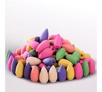 300 Pezzi Coni Di Incenso a Riflusso Incenso Profumi Naturali per Alleviare lo Stress Naturali Misti Per Sala Yoga Coni Di Riflusso Per Bruciatore Di Incenso Kit Di Coni Di Incenso Naturale