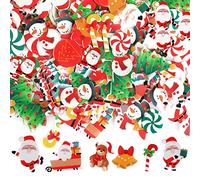 300 Pezzi Decorazioni Commestibili per Torte di Natale, Topper Cupcake per festival Compleanni Feste