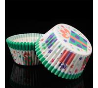 300 pezzi di 3 sacchetti porta cupcakes antigrasso tazza di carta resistente al