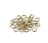 300 pezzi di anelli di congiunzione colorati - Anelli di congiunzione aperti da 6 mm, 8 mm, 10 mm for la creazione di gioielli fai da te e progetti artigianali(Yellow,10mm)