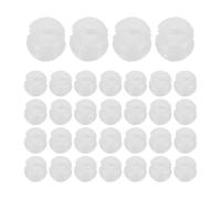 300 Pezzi Inserti Tassello per Mobili Bianco, Set, Plastico | Collegamento per Armadi Grandi, Connessione Sportello Cassetto, Fissaggio Stabile, Riduce Rumore e Allentamento
