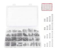 300 Pezzi Kit Assortito Di Molle a Compressione, 24 Dimensione Mini Molle Di Prolunga In Acciaio Inox, Kit assortito di molle a compressione, Molle in Acciaio Per Diy Artigianato Riparazione