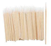 300 Pezzi Manico in Legno Tampone di Cotone Forniture Permanenti per Tatuaggi Applicatore con Punta Tamponi di Cotone Trucco Cosmetico Assistente Bastoncini per Sopracciglia Forniture per Trucco Bast