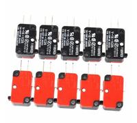 300 pezzi Micro R Interruttore di finecorsa a leva con gancio SPDT normalmente aperto/chiuso V-15-1C25