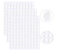 300 Pezzi Nastro Trasparente Rotondo, Nastro Biadesivo Trasparente Rotondo, Puntini Biadesivi Adesivo Rimovibile Nastro Multiuso Senza Tracce per Feste Fai da Te Arte Decorazione Domestica (10mm)