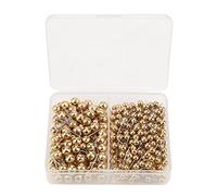 300 pezzi perline testa pin mappe puntine rotonde perle testa spilli sartoria cucito marcatura fissa strumento pratico (oro)