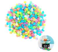 300 Pezzi Pietre Luminose colore, Decorative Luminosi, Ciottoli Fluorescenti Incandescente Ciottoli, Applicabile a Giardino Sentieri Acquario, Crea un'atmosfera romantica