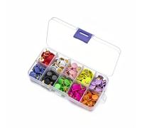 300 Pezzi Puntine Colorate, Punte da disegno, Puntine in Plastica con Testa Rotonda Spilli, 10 colori, decorative, per casa, scuola, ufficio