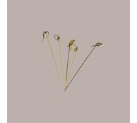 300 Pezzi Ricciolo Spiedino Knot cm10,5 Natural Bamboo Legno