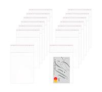 300 Pezzi Sacchetti di Trasparente 8x10cm 25µm Buste Trasparenti in Cellophane Sacchettini Plastica con Chiusura Adesiva per caramelle con perline biscotto(11 Misure a Scelta)