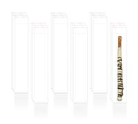 300 Pezzi Sacchetti Trasparente Autoadesivi 5x25cm Bustine di Plastica Lunghi Richiudibili Sacchetti Cellophane con Chiusura Adesiva 50µm per Gioielli Candele Decorazioni per Feste (5 misure a scelta)