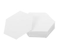 300 Pezzi Sagome Esagonali in Carta per Quilting, Principianti, 3 | Allineamento Preciso e Riutilizzabili, per Cotone e Lino, Bianco, per Cuscini e Arazzi