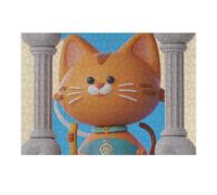 300 puzzle 3D a forma di gatto, puzzle personalizzati, in legno, per adulti, foto puzzle arte da appendere alla parete, decorazione per compleanno, matrimonio, San Valentino, anniversario