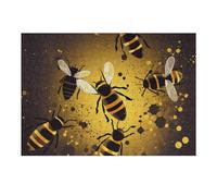 300 puzzle a forma di ape, puzzle personalizzati, in legno, per adulti, foto puzzle arte da appendere alla parete, decorazione per compleanno, matrimonio, San Valentino, anniversario