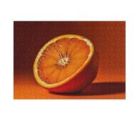 300 puzzle a mezzo arancione puzzle personalizzato in legno per adulti foto puzzle arte appeso alla parete decorazione per compleanno, matrimonio, San Valentino, anniversario