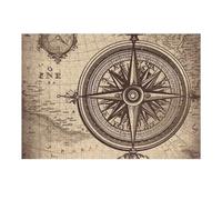 300 puzzle con la legge della bussola di navigazione puzzle personalizzati in legno per adulti foto puzzle arte appeso alla parete decorazione per compleanno, matrimonio, San Valentino, anniversario