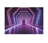 300 puzzle con luci al neon, puzzle a tunnel, puzzle personalizzati in legno per adulti, foto puzzle arte da appendere alla parete, decorazione per compleanno, matrimonio, San Valentino, anniversario