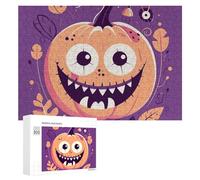 300 puzzle di mostri di Halloween, puzzle personalizzati in legno per adulti foto puzzle arte appeso alla parete decorazione per compleanno, matrimonio, San Valentino, anniversario