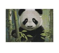 300 puzzle di panda curiosi puzzle personalizzati in legno per adulti foto puzzle arte appeso alla parete decorazione per compleanno, matrimonio, San Valentino, anniversario