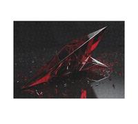 300 puzzle in vetro rosso irregolare, puzzle personalizzati in legno per adulti, foto puzzle arte da appendere alla parete, decorazione per compleanno, matrimonio, San Valentino, anniversario