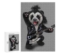 300 puzzle per adolescenti punk rock giant panda puzzle per adulti gioco a mano modello assemblato regali unici per compleanno e Natale 300 pezzi