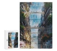 300 puzzle per adulti Bridge to The Future Cityscape puzzle per ragazzi gioco a mano taglio preciso interazione genitore-figlio 300 pezzi