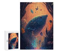 300 puzzle per adulti Enchanted Forest Fish Puzzles per ragazzi gioco a mano taglio preciso interazione genitore-figlio 300 pezzi