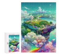 300 puzzle per adulti Rainbow Floating Islands puzzle per ragazzi gioco a mano taglio preciso interazione genitore-figlio 300 pezzi