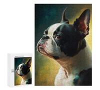 300 puzzle per teenager Paint Expression Dog Puzzles per adulti gioco a mano modello assemblato regali unici per compleanno e Natale 300 pezzi