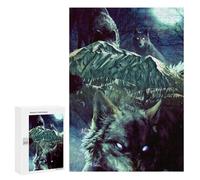 300 puzzle per teenager Wolf Pack Moonlit Night Puzzles per adolescenti - divertenti giochi per migliorare la memoria e ridurre lo stress - regali 300 pezzi