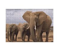 300 puzzle personalizzati con elefanti e famiglia, puzzle in legno per adulti, foto puzzle arte da appendere alla parete, decorazione per compleanno, matrimonio, San Valentino, anniversario