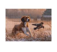 300 puzzle personalizzati con fagiano che cattura il cane, puzzle in legno per adulti, foto puzzle arte da appendere alla parete, decorazione per compleanno, matrimonio, San Valentino, anniversario