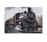 300 puzzle personalizzati con treno a vapore puzzle in legno per adulti foto puzzle arte appeso alla parete decorazione per compleanno, matrimonio, San Valentino, anniversario