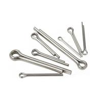 300 pz coppiglia baionetta perno trattore in acciaio inox 304 aperto a forma di U tassello perni elastici M1 M1.2 M2 M2.5 M3 M4 M5 M6 M8 M10-M8x50mm x3 pezzi