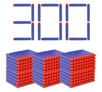 300 Pz Dardi Proiettili per Nerf, Dardi in Schiuma di Ricambio per Blaster Nerf Elite 2.0, Dardi di Ricarica Freccette Bomboniere