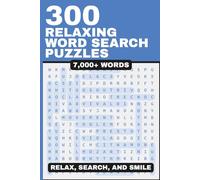 300 Relaxing Word Search Puzzles for Adults: 7,000+ Words | Large Print | Calm and Enjoyable Puzzle Fun