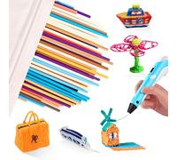 300 ricariche per penna 3D Doodler 3D, 2,5 mm, per penna 3D da 2,5 mm, filamento per penne 3Doodlers Pen, 10 colori Filapen, accessori per penna 3Doodler Start+ Pen