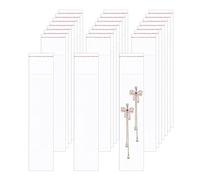 300 sacchetti in cellophane lunghi richiudibili da 5,1 x 20,3 cm, in polipropilene orientato, autoadesivi, per pretzel, panetteria, biscotti, caramelle, gioielli, artigianato, candele, feste (5 misure