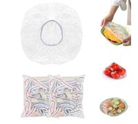 300 sacchetti per conservare freschi, in plastica ecologica, per conservare la frutta e la conservazione degli alimenti, elasticizzati, riutilizzabili, multicolore