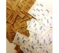 300 sale + 300 Pepper individuale Salt & Pepper Bustine