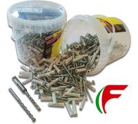 300 TASSELLI NOBEX MM 6 CON VITI MM 4,5X40 + 2 PUNTE A MURO IN OMAGGIO