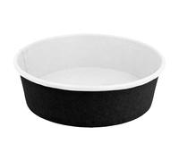 300 unità - Insalatiere 500 ml 18Pe + 320 + 18 Pe G/M2 Ø15/12,8 x 4,5 cm Nero Cartone
