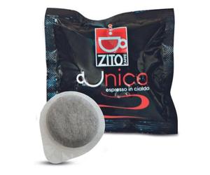 300 ZITO CAFFE UNICO Cialde Caffè Compostabile diametro ESE 44 - Equilibrato nel Gusto - 2 Cartoni da 150 -