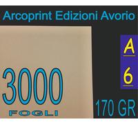 400 FOGLI DI CARTONCINO AVORIO STAMPANTE LASER E INKJET A5 170g