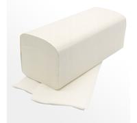 3000 fogli di carta tovagliolo mani piegate a 2 strati 25x23 cm bianco