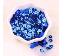 3000 paillettes, diametro 6 mm, paillettes per fai da te, sequin con foro, per lavori fai da te, artigianato, gioielli, decorazione per vestiti, nail art, blu reale
