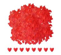 3000 pezzi di coriandoli rossi d'amore, coriandoli da matrimonio, decorazione per San Valentino, decorazione a forma di cuore per feste di nozze